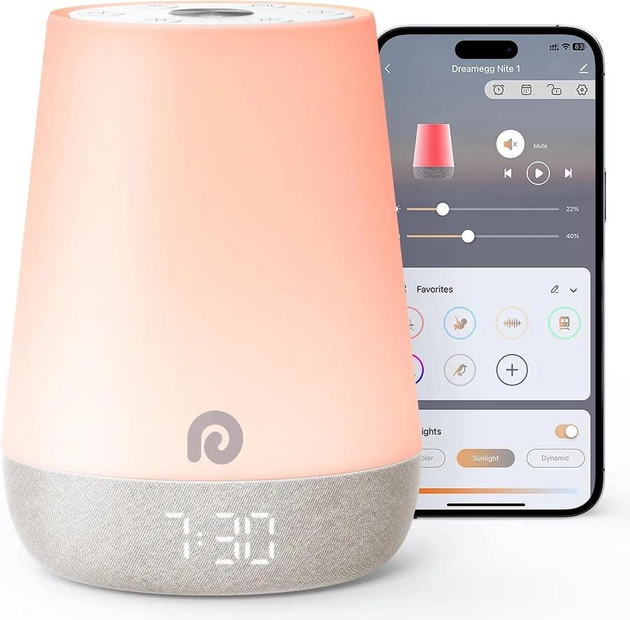 Dreamegg nursery sound machine with night light